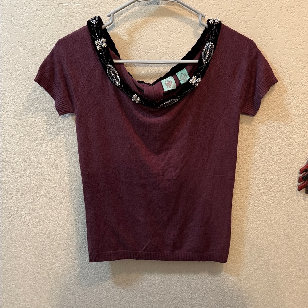 Elegant Purple Women's Top